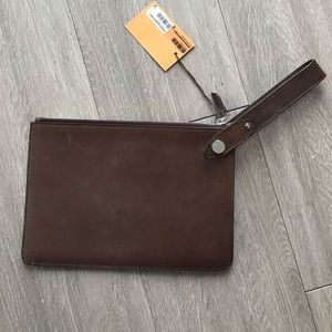 NEW Tod’s leather wristlet